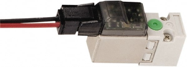 ARO/Ingersoll-Rand - Solenoid Actuator, Spring Return, 2 Position, Body Ported Solenoid Air Valve - 12 VDC Input, 0.01 CV, 3 Way, 100 psi, 122° Max Temp, 44° Min Temp - Exact Tooling