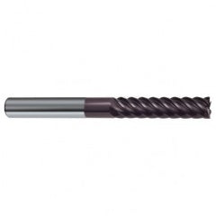 5/16" Dia. - 3" OAL - 45° Helix Firex Carbide End Mill - 6 FL - Exact Tooling