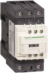 Schneider Electric - 3 Pole, 24 Coil VAC at 50/60 Hz, 65 Amp at 440 VAC, Nonreversible IEC Contactor - CCC, CSA, CSA C22.2 No. 14, EN/IEC 60947-4-1, EN/IEC 60947-5-1, GOST, RoHS Compliant, UL 508, UL Listed - Exact Tooling