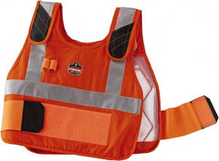 Ergodyne - Size L/XL, Orange Cooling Vest - 40 to 52" Chest, Hook & Loop Front, Cotton - Exact Tooling