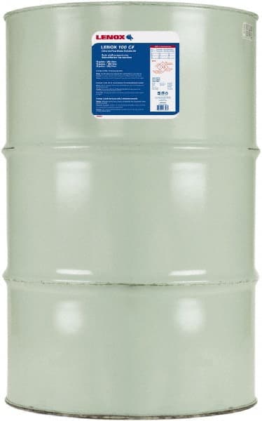 Lenox - CF 100, 55 Gal Drum Cutting & Sawing Fluid - Water Soluble, For Drilling, Grinding, Milling, Tapping - Exact Tooling