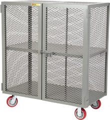 Little Giant - 2 Door, 2 Tier, Mobile Storage Locker - Exact Tooling
