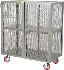 Little Giant - 2 Door, 2 Tier, Mobile Storage Locker - Exact Tooling