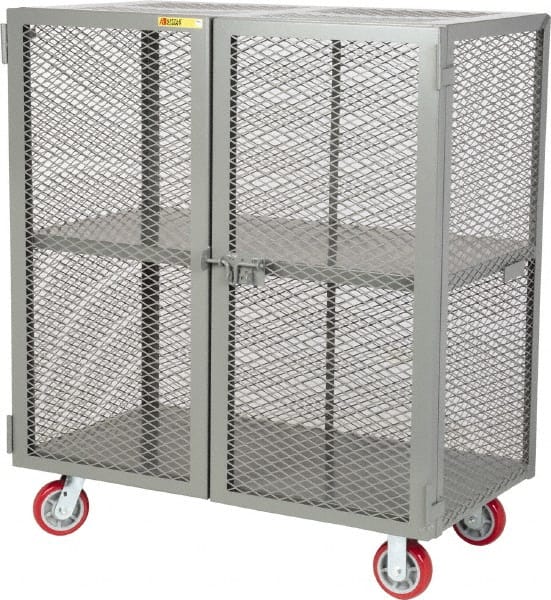 Little Giant - 2 Door, 2 Tier, Mobile Storage Locker - Exact Tooling