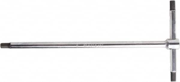 Beta - 4.5mm Hex, Sliding T-Handle, Hex Key - 7-3/4" OAL, Steel, Metric System of Measurement - Exact Tooling