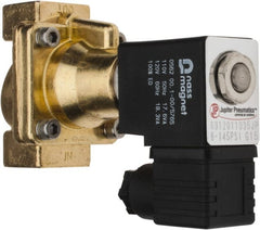 PRO-SOURCE - 1/2", 2/2 Way Steam Series Stacking Solenoid Valve - 110 VAC, 4.5 CV Rate, 4.19" High x 2.76" Long - Exact Tooling
