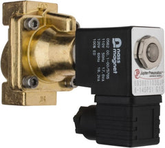 PRO-SOURCE - 3/8", 2/2 Way Steam Series Stacking Solenoid Valve - 110 VAC, 4.5 CV Rate, 4.19" High x 2.76" Long - Exact Tooling