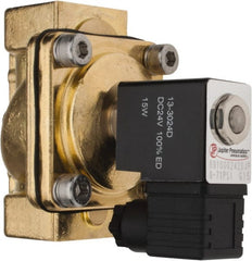 PRO-SOURCE - 1", 2/2 Way Stacking Solenoid Valve - 24 VDC, 11.92 CV Rate, 4.74" High x 3.78" Long - Exact Tooling