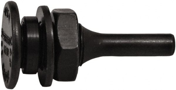 Tanis - 5/8" Arbor Hole to 1/4" Shank Diam Drive Arbor - For 3" Small Diam Wheel Brushes - Exact Tooling