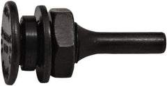 Tanis - 5/8" Arbor Hole to 1/4" Shank Diam Drive Arbor - For 3" Small Diam Wheel Brushes - Exact Tooling