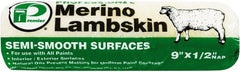 Premier Paint Roller - 1/2" Nap, 9" Wide Paint Roller Cover - Semi-Rough Texture, Lambskin - Exact Tooling