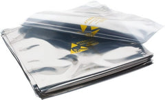 Value Collection - 8" Long x 8" Wide, 3 mil Thick, Clear Metalized Static Shield Bag - Metal-In - Exact Tooling
