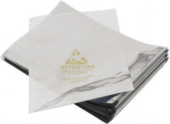 Value Collection - 8" Long x 5" Wide, 3 mil Thick, Clear Metalized Static Shield Bag - Metal-In - Exact Tooling