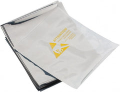 Value Collection - 6" Long x 4" Wide, 3 mil Thick, Clear Metalized Static Shield Bag - Metal-In - Exact Tooling