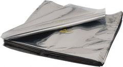 Value Collection - 18" Long x 18" Wide, 3 mil Thick, Clear Metalized Static Shield Bag - Metal-In - Exact Tooling