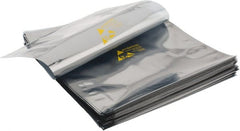 Value Collection - 12" Long x 10" Wide, 3 mil Thick, Clear Metalized Static Shield Bag - Metal-In - Exact Tooling