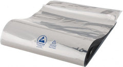 Value Collection - 24" Long x 10" Wide, 3 mil Thick, Clear Metalized Static Shield Bag - Metal-In - Exact Tooling