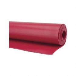 Made in USA - 48" Wide, Natural Latex Rubber Foam Sheet - 35 to 45 Durometer, Pink, -40 to 170°F, 3,000 psi Tensile Strength, Cut-to-Length - Exact Tooling