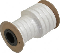 Made in USA - 3/8" x 4.2' Spool Length, PTFE/Sanitary Compression Packing - Exact Tooling