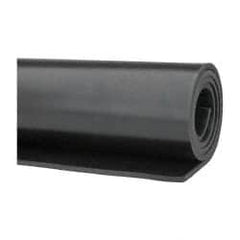 Made in USA - 36" Wide, Vinyl Rubber Foam Sheet - 60 to 70 Durometer, Black, 20 to 160°F, 1,000 psi Tensile Strength, Cut-to-Length - Exact Tooling