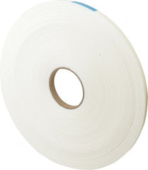 Made in USA - 75' x 1/2" x 1/8" White Polyethylene Foam Roll - Exact Tooling