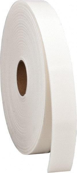 Made in USA - 50' x 2" x 1/4" White Polyethylene Foam Roll - Exact Tooling