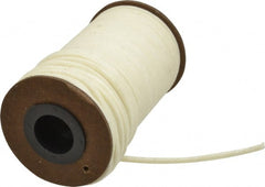 Made in USA - 1/8" x 85' Spool Length, PTFE/Synthetic Fiber Compression Packing - 1,500 Max psi, -80 to 450° F, White - Exact Tooling