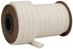 Made in USA - 5/16" x 17.6' Spool Length, PTFE/Synthetic Fiber Compression Packing - Exact Tooling