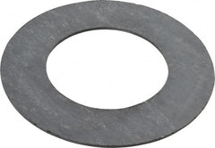 Made in USA - 1-1/2" Pipe, 1-29/32" ID x 3-3/8" OD Flange Gasket - Graphite, Silver Gray, 1/16" Thick - Exact Tooling
