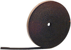 Made in USA - 2" Wide x 1/32" Thick, Adhesive Backed Gasketing Roll - 40 to 60 Durometer, 33 Lb per Cubic' Min Density - Exact Tooling