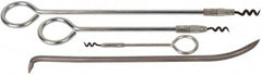 Made in USA - 4 Piece Rigid Shaft Packing Tool Set - Exact Tooling