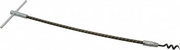 Made in USA - 15" OAL Flexible Shaft - 1/4" Cork Diam, 1/4" Shaft Diam, For 7/16 to 1/2" Packing Size - Exact Tooling