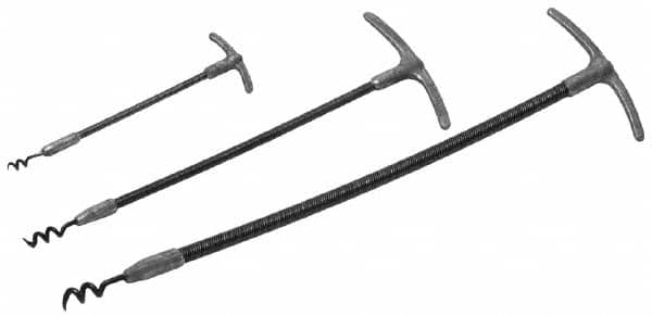 Made in USA - 22" OAL Flexible Shaft - 3/8" Cork Diam, 3/8" Shaft Diam, For 7/16 to 1/2" Packing Size - Exact Tooling