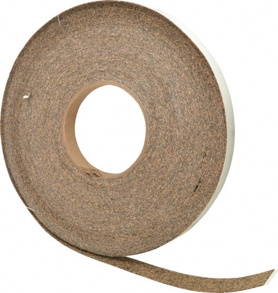 Made in USA - 3/4" Wide x 1/32" Thick, Adhesive Backed Gasketing Roll - 40 to 60 Durometer, 33 Lb per Cubic' Min Density - Exact Tooling