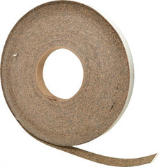 Made in USA - 3/4" Wide x 1/32" Thick, Adhesive Backed Gasketing Roll - 40 to 60 Durometer, 33 Lb per Cubic' Min Density - Exact Tooling