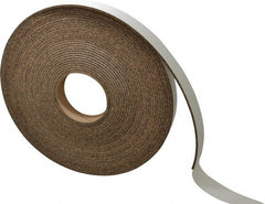 Made in USA - 1" Wide x 1/8" Thick, Adhesive Backed Gasketing Roll - Exact Tooling