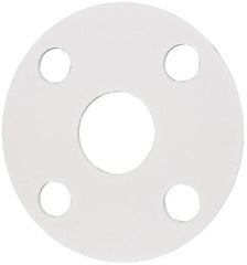 Made in USA - 1" Pipe, Flange Gasket - Gore-Tex GR, White, 1/16" Thick - Exact Tooling