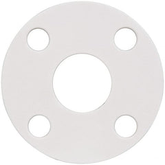 Made in USA - 1-1/4" Pipe, Flange Gasket - Gore-Tex GR, White, 1/16" Thick - Exact Tooling