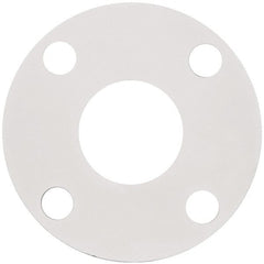 Made in USA - 2" Pipe, Flange Gasket - Gore-Tex GR, White, 1/16" Thick - Exact Tooling