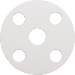 Made in USA - 1/2" Pipe, Flange Gasket - Gore-Tex GR, White, 1/16" Thick - Exact Tooling