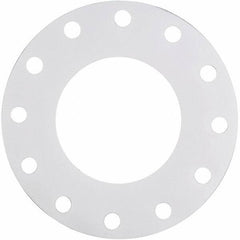 Made in USA - 6" Pipe, Flange Gasket - Gore-Tex GR, White, 1/16" Thick - Exact Tooling