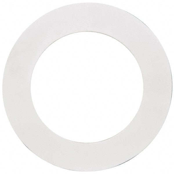 Made in USA - 4" Pipe, Flange Gasket - Gore-Tex GR, White, 1/16" Thick - Exact Tooling