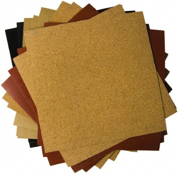 Made in USA - 12" Long x 12" Wide Red Rubber Sheet Gasketing - Exact Tooling