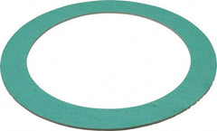 Made in USA - 6" Pipe, 6-5/8" ID x 8-3/4" OD Flange Gasket - Fiberglass/Aramid Fiber, Green/White, 1/8" Thick - Exact Tooling