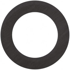 Made in USA - 4" Pipe, 4-1/2" ID x 6-7/8" OD Flange Gasket - Carbon Fiber, Black, 1/16" Thick - Exact Tooling