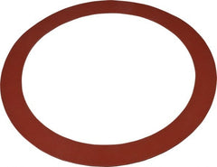 Made in USA - 10" Pipe, 10-3/4" ID x 13-3/8" OD Flange Gasket - Red Rubber, Red, 1/8" Thick - Exact Tooling