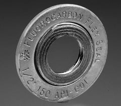 Value Collection - 10" Pipe, 11-5/16" ID x 14-1/4" OD Flange Gasket - Carbon Steel/Stainless Steel, 12-1/2" Flange Diam - Exact Tooling