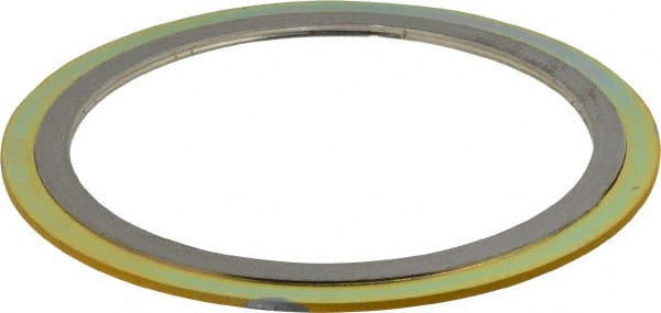 Value Collection - 5" Pipe, 6-1/8" ID x 7-3/4" OD Flange Gasket - Carbon Steel/Stainless Steel, 7" Flange Diam - Exact Tooling