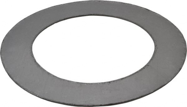Made in USA - 4" Pipe, 4-1/2" ID x 6-7/8" OD Flange Gasket - Graphite, Dark Gray, 1/16" Thick - Exact Tooling