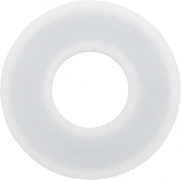 Made in USA - 1-1/4" Pipe, 1-3/8" ID x 3" OD Flange Gasket - PTFE, White, 3/32" Thick - Exact Tooling